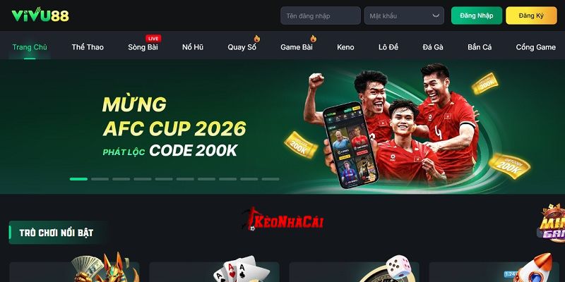 Nhà cái VIVU88 - Cổng game đang được săn đón nồng nhiệt